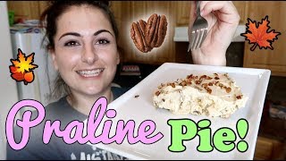 DIY PRALINE ICE CREAM PIE  THE IceCreamQueen [upl. by Ahsim511]