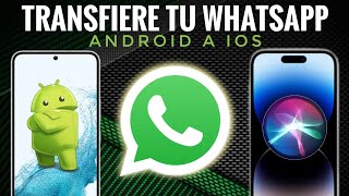 ¿Como Transferir WhatsApp de Android a IOS 2023  FÁCIL Y RÁPIDO [upl. by Phoebe827]