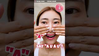 10secs Slim Nose Exercise To Reshape Nose Naturally shorts Nose facemassage [upl. by Tonie]