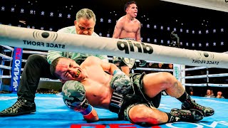 Jesse Rodriguez vs Juan Francisco Estrada  KO Full Highlights HD [upl. by Ahsenak]