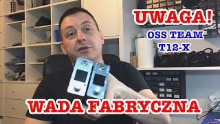 Stacja lutownicza OSS TEAM T12 X  wada fabryczna lutownicy T12X with a hidden defect [upl. by Amr]