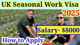 uk seasonal work visa 2024  seasonal work visa 2024  work visa 2024  how to apply seasonal visa [upl. by Darra947]