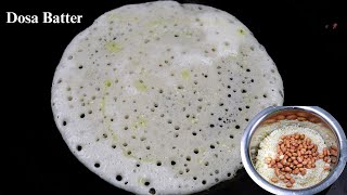 மொறுமொறுனு தோசை வர இதுபோல மாவு அரைங்க  Dosa Batter  Crispy Dosa Recipe [upl. by Theta]