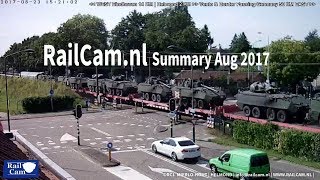 RailCam summary amp highlights Aug 2017 [upl. by Khudari]