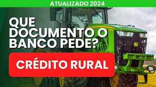 DOCUMENTOS PARA CRÉDITO RURAL [upl. by Nidraj]