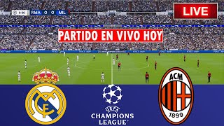 🔴Live Real Madrid vs Milan I UEFA Champions League 202425 Season Match Stream eFootball [upl. by Naujled]