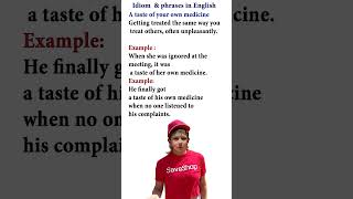 Idiom amp phrases in English28A taste of your own medicine [upl. by Vida318]