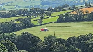 Silage 2024 new holland forage harvester new holland tractors and redrock trailers [upl. by Bat741]