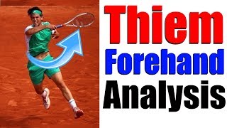 Dominic Thiem Forehand Analysis  Tennis Forehand Technique [upl. by Siraved]