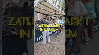 Saturdays market in Haarlem Noord Holland explore travel netherlands europe holland [upl. by Cacia]