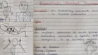 Which Are The Hyperkinetic Movement Disorders TremorsDystoniaChorea HemiballismusAthetosisTics [upl. by Kallista]