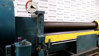 Bertsch 10 x 12quot Initial Pinch Plate Bending Roll [upl. by Adlee]