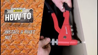 How to  Install A Rivet Nut  Nut Sert  ToolPRO Rivet Nut Tool [upl. by Ttezil345]