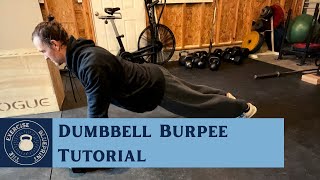 Dumbbell Burpee Tutorial [upl. by Akirea508]