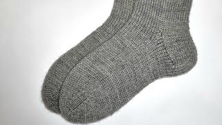 Toe Decrease Knitting sock [upl. by Alym968]