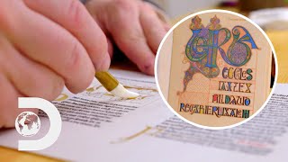 How To Make Illuminated Manuscripts Using Traditional Techniques  History In The Making [upl. by Aderf]