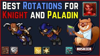 Guide Knight and Paladin Spell Rotations  Tibia [upl. by Thgiwed]