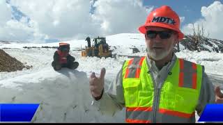 Annual clearing of Beartooth Highway [upl. by Emory]