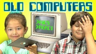 KIDS REACT TO OLD COMPUTERS [upl. by Zacks]