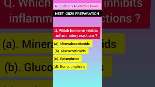 MCQ FOR NEET 2025 Preparation quickrevision neetaspirants ncertmcq neetiferousacademy etawah [upl. by Aicram135]