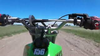 1 Lap Naracoorte MX Track  2022 Kawasaki KLX140RL  GoPro Hero 7 Silver [upl. by Ottinger]