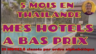 51 hotels à bas prix thailande infos visites à faire [upl. by Adaurd]