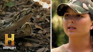 SNAKE JACKPOT Discovered in the Dead Zone  Swamp People Serpent Invasion S3 [upl. by Lowry]