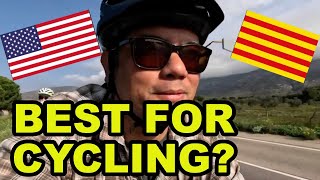 American Reacts to Cycling in Catalonia [upl. by Florence96]