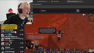 xQc Dies Laughing at Tyler1s Baby Leaking his Stream Key [upl. by Nylasor]