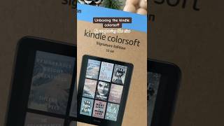 Unboxing the kindle colorsoft and comparing the size to the kindle paperwhite gen 11 [upl. by Pihc]