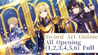 Sword Art Online All Openings 16 Full HD [upl. by Flavian]