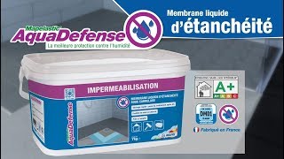 Mapelastic AquaDefense 7 kg  membrane détanchéité sous carrelage prête à lemploi [upl. by Rayner]