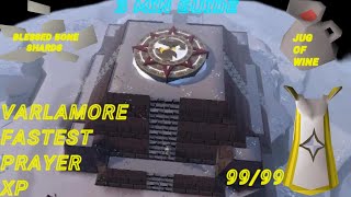 QUICK GUIDE 3 MINUTE VIDEO VARLAMORE PRAYER METHOD osrs oldschoolrunescape [upl. by Asiuqram]