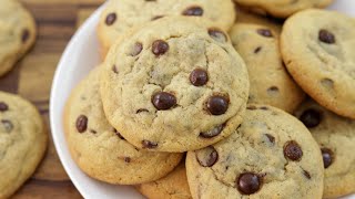 Soft and Chewy Chocolate Chip Cookies Recipe [upl. by Aniad]