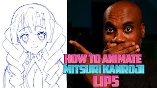 How to Animate Talking Lips for Mitsuri Kanroji from Demon Slayer Step by Step Tutorial in Tv Paint [upl. by Lunette882]