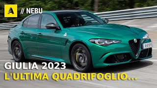 Giulia Quadrifoglio 2023  520 CV nuovo differenziale e assetto BOMBA [upl. by Jocko]