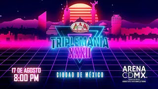 CARTEL COMPLETO de TRIPLEMANÍA XXXII CDMX  Lucha Libre AAA [upl. by Marven]