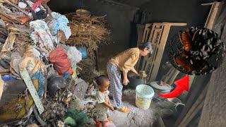 Crazy Woman Wants to Clean Up and Renovate a 10YearOld Trash House Where Her Children Live [upl. by Killoran756]