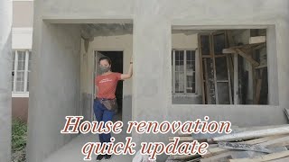 FRONT EXTENSION QUICK UPDATE  APECHOME INNER TOWNHOUSE UNIT [upl. by Malliw]