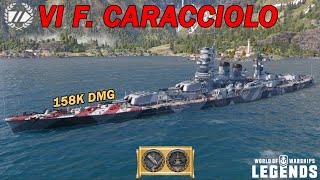 F CARACCIOLO  Das wird richtig knapp  World of Warships Legends [upl. by Lewiss]