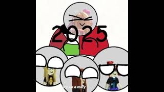 Happy new year 2025 coming soon countryballanimation flipaclip edit [upl. by Aleras]