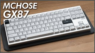 MCHOSE GX87 Ultra Review  Best Screwless Budget TKL Around 100 Or less 👀 [upl. by Nerraf]