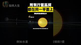 行星軌道的神秘規律：為何它們都在同一平面上公轉？ 探索宇宙 太陽系 黃道面 [upl. by Fox]