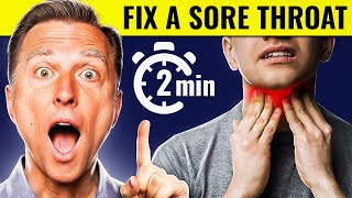 The 2Minute Sore Throat Solution [upl. by Iorgo]