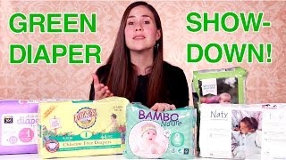 Green Diaper Showdown Best Natural Diaper Test [upl. by Ahsal971]