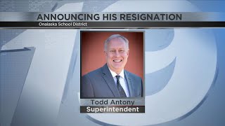 Onalaska Schools Superintendent announces resignation [upl. by Dachia]