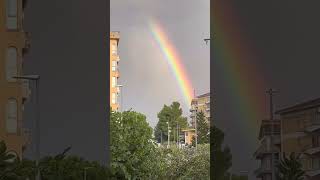 Arcobaleno 🌈 pioggia arcobaleno newday rainbow [upl. by Elcin]