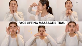 Correct way of Massaging Wrinkle Free Youthful Skin antiaging [upl. by Selbbep221]