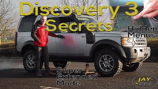 Land Rover Discovery LR3 Top 10 Secrets  Hidden Menus Super Extended Mode FBH  More [upl. by Brouwer]