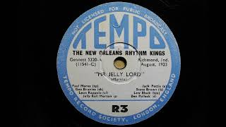 NEW ORLEANS RHYTHM KINGS  Mr Jelly Lord  1923 [upl. by Imak805]